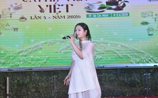 Các ca sĩ trẻ khuấy động Lễ hội "Tôn vinh cà phê - trà Việt" năm 2026