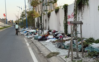 Bãi rác "tra tấn" người đi đường