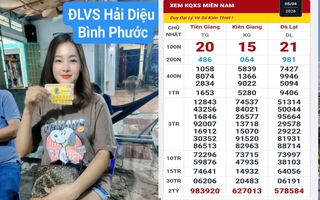 Hai giải độc đắc xổ số miền Nam lộ diện vào sáng 6-4 tại TPHCM và Đồng Nai