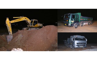 Phát hiện vụ khai thác đất trái phép ngay trong KCN Biên Hoà 1 