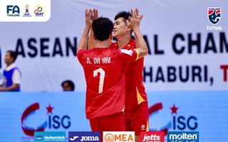 Futsal Việt Nam ra quân thuận lợi với chiến thắng "4 sao" ở giải Đông Nam Á