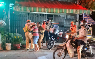 Làm rõ hành vi nhóm người có hành vi cản trở CSGT TPHCM