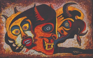 Biểu tượng Cơtu qua sơn mài đương đại