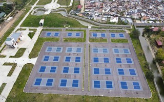 20 sân Pickleball xuất hiện trong Khu lưu niệm đồng bào miền Nam tập kết ra Bắc