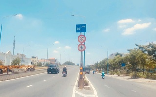 Người dân cần lưu ý khi lưu thông lên cầu vượt ngã tư 550, TPHCM
