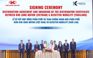 Kim Long Motor sắp xuất khẩu xe buýt sang Thái Lan