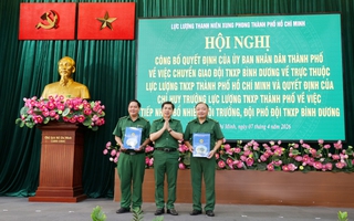 Công bố quyết định của UBND TPHCM về Lực lượng Thanh niên xung phong