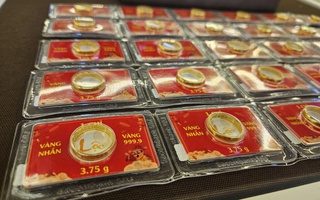 Cuối ngày 7-4, giá vàng miếng SJC, vàng nhẫn giảm nhanh, ngược dòng thế giới