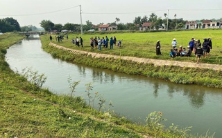 Xuống kênh thuỷ lợi để tắm, nam sinh lớp 8 đuối nước tử vong