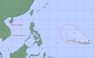 Xuất hiện áp thấp nhiệt đới dự báo mạnh lên thành bão, có vào Biển Đông?