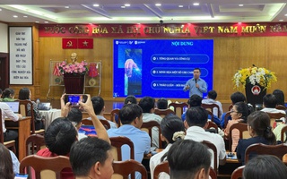 PGS-TS Nguyễn Thời Trung bất ngờ xuất hiện truyền cảm hứng cho cán bộ Đoàn-Đội