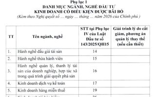 Đề xuất đưa kinh doanh casino, dịch vụ karaoke ra khỏi ngành nghề kinh doanh có điều kiện