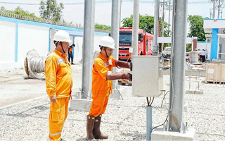 Điện lực miền Nam hoàn thành 51 công trình điện 110kV ngay đúng dịp lễ 30-4 và 1-5