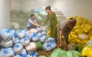 Thanh Hóa phát hiện 14 tấn bì heo không rõ nguồn gốc xuất xứ