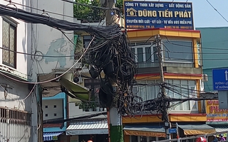 Mối nguy từ trụ điện
