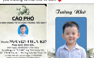 Con trai 6 tuổi tử vong vì viêm màng não, lời tiễn biệt nghẹn lòng của người mẹ