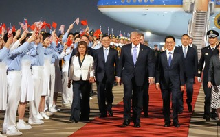 Tổng thống Mỹ Donald Trump đến Bắc Kinh