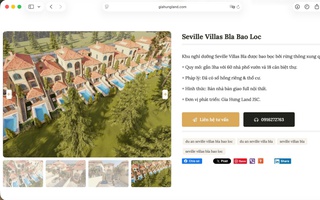 Sự thật về dự án Seville Villas Bla tại Lâm Đồng