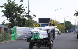 Tập trung xử lý xe tự chế chở hàng cồng kềnh