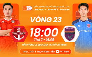 Hải Phòng - Becamex TP HCM: Cuộc so tài giữa hai tân "thuyền trưởng"