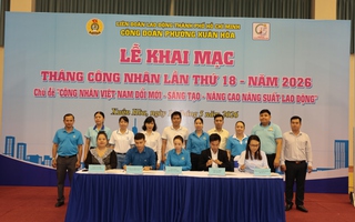 Công đoàn phường Xuân Hòa tiếp sức người lao động 