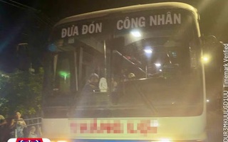 Phát hiện 1 tài xế ô tô vi phạm về nồng độ cồn khi đưa đón công nhân