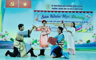 NSƯT Hạnh Thúy lan tỏa tình yêu sân khấu học đường