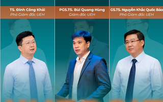 Chân dung 3 lãnh đạo vừa được bổ nhiệm của ĐH Kinh tế TPHCM