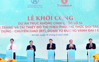 Khởi công trục không gian Quốc lộ 1A gồm 16 làn xe, vốn đầu tư gần 162.000 tỉ đồng