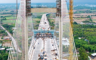 Cầu Phước Khánh sắp nối mạch toàn tuyến cao tốc Bến Lức- Long Thành