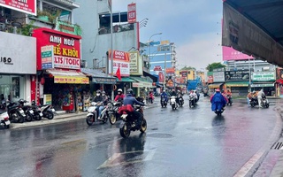 Mưa xuất hiện ở TPHCM sau nhiều ngày nắng gắt