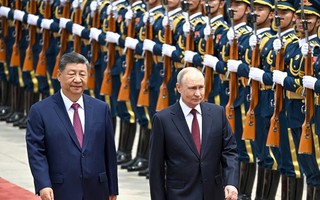 Chủ tịch Trung Quốc Tập Cận Bình hội kiến Tổng thống Nga Vladimir Putin