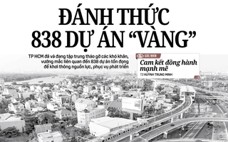 Báo in ngày 21-5: Đánh thức 838 dự án "vàng"