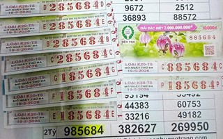 Đại lý ráo riết tìm khách hàng trúng 2 giải độc đắc xổ số miền Nam