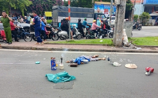 Người phụ nữ bán vé số gặp tai nạn tử vong ở TPHCM
