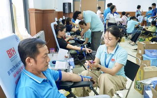 Lan tỏa nghĩa cử đẹp từ ngày hội hiến máu của đoàn viên, CNVC-LĐ