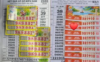 Đại lý tìm những khách trúng 2 giải độc đắc xổ số miền Nam