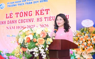 Xúc động lời dặn dò của cô Hiệu trưởng với các học sinh lớp 9
