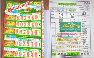 Nhiều người ở 2 tỉnh trúng 3 giải độc đắc xổ số miền Nam