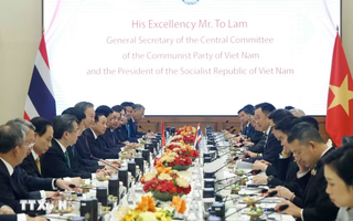 Tổng Bí thư, Chủ tịch nước Tô Lâm hội đàm với Thủ tướng Thái Lan: Tạo đột phá trong hợp tác kinh tế