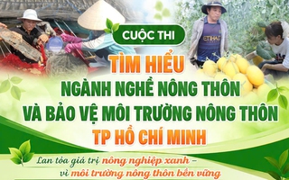 Phát động Cuộc thi tìm hiểu ngành nghề nông thôn và bảo vệ môi trường nông thôn TPHCM năm 2026