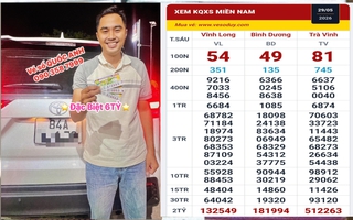 Nhiều người ở 2 tỉnh trúng giải độc đắc và an ủi xổ số miền Nam