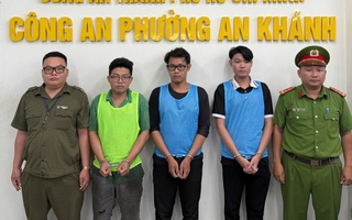 Công an TPHCM bắt giữ 3 thanh niên giả danh cảnh sát hình sự