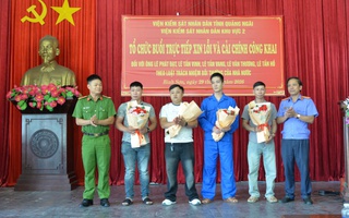 Xin lỗi công khai 4 người bị truy tố oan sau 13 năm