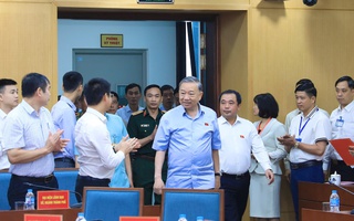 Hình ảnh Tổng Bí thư, Chủ tịch nước Tô Lâm tiếp xúc cử tri ở Hà Nội