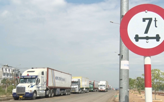 Lý do hàng trăm xe container chở sầu riêng ùn ứ ở TP Đồng Nai
