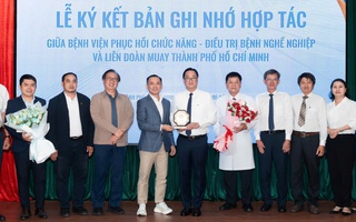Liên đoàn Muay TP HCM hợp tác cùng bệnh viện phục hồi chức năng, nâng chuẩn chăm sóc VĐV