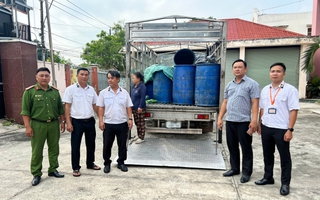 Phát hiện người phụ nữ lái xe tải chở gần 1 tấn heo chết đưa đi tiêu thụ ở TPHCM