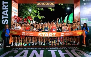 Gần 10.000 vận động viên đổ về Cần Thơ tham gia giải marathon