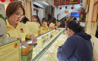 Sáng 9-5, giá vàng miếng SJC, vàng nhẫn cao nhất trong 1 tuần